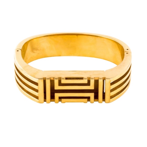 EUC TORY BURCH Fitbit Flex hinged bracelet gold - Picture 1 of 15